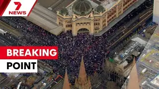 Workers told to stay home as protesters threaten to take over the CBD | 7NEWS