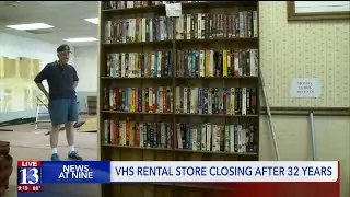 VHS rental store closes after 32 years