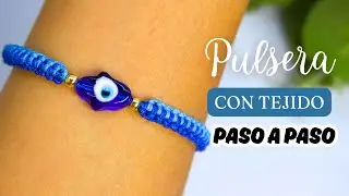Este tejido har&aacute; que tus pulseras se vean PROFESIONALES 😱 | DIY f&aacute;cil PULSERA TEJIDO MACRAME