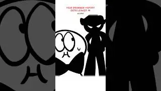 Browser History 😳 (Animation Meme) Anim: RedFlowerCrown #shorts