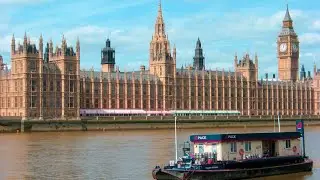 Visiting Palace of Westminster, Building Complex in London, England