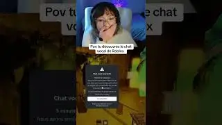 je d&eacute;couvre le chat vocal de Roblox #twitch #cliptwitch #humour