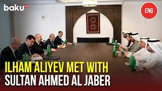 Ilham Aliyev Received UAE Minister of Industry and Advanced Technology&nbsp;in&nbsp;Khankendi