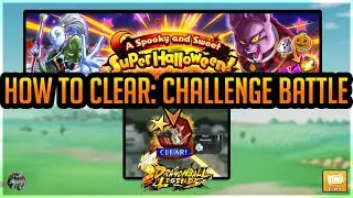 HOW TO CLEAR SPOOKY HALLOWEEN CHALLENGE BATTLE 1 VS TRIO DE DANGER! | DragonBall Legends | Tutorial