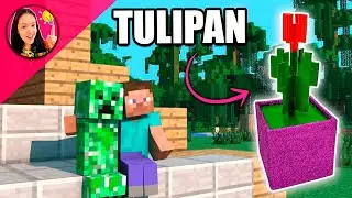 HAZ TU PROPIO TULIPAN DE MINECRAFT - PLANTA DE MINECRAFT