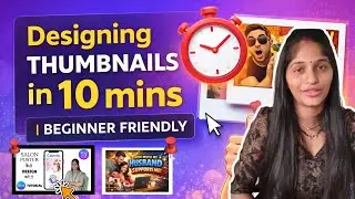 How to create eye-catching YouTube thumbnails in Canva | Step-by-step tutorial #thumbnailtutorial