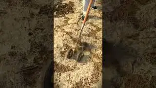 smart tool with small wheels for loosening field soil #shorts