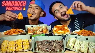 Ahmedabad&rsquo;s Famous SHAKTI SANDWICH | Triple layer loaded Sandwich | Eating Show | Foodie VR