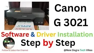 Canon Pixma G3021 Printer Software/Driver Download and Install Canon G3021