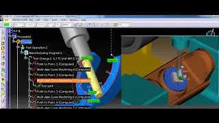 Machining CNC 5-Axis : Mullti axis tutorial Catia v5