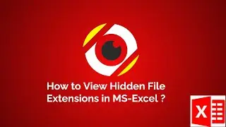 How to view hidden file Extensions in Excel