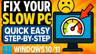 How to Fix a Slow PC in 2025 | Speed Up Windows 10/11 (Quick & Easy Tutorial)