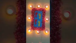 Diwali decoration ideas at home / Rangoli design ideas / Diwali decoration #diy #diwali #rangoli