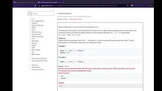 C++ implementation of Is Subsequence Program