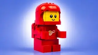 Limited Edition UP-SCALE BABY ASTRONAUT: Stop Motion Build! | LEGO