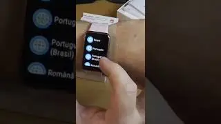 Первое включение HUAWEI Watch Fit New.