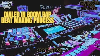 Dialed-In Boom Bap Beat | Chopping Piano Sample + Bass + 90s Drums | MPC Live + SP404SX + SP303