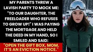 Parents Mocked Me As A “Freeloader” At Their Party — I Opened The Gift Box: An Eviction Notice