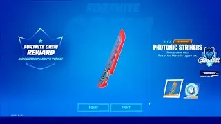 How to get Crew Exclusive Photonic Striker Pickaxe in Fortnite