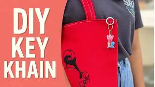 🧡 Cute Mini Bottle Keychain using Clay | Simple & Aesthetic DIY craft