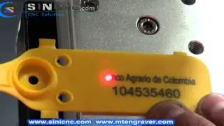 Co2 laser marking machine mark on non metal material