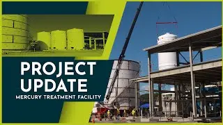 Mercury Treatment Facility Setting of Sludge Tanks
