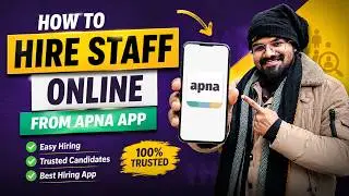 How to use apna app to hire candidates | apna website se staff kaise hire karen | Work from Home