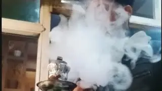 How to make a small hookah that produces a lot of smoke धेरै धुवाँ निकाल्ने सानो हुक्का कसरी बनाउने