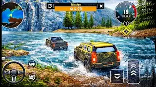 Car Towing on Mud Road | Extreme Offroad Simulator Challenge