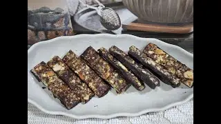 Dryfruits & Dates Chocolate Bars Recipe  Healthy Homemade Chocolates  Festive Indian Sweet