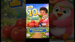 Learn Numbers 1-10 for Toddlers: Magic 3D Apple Counting 🍎 Nib & Nibbi World
