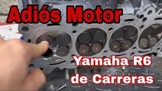 MOTOR YAMAHA R6 DE CARRERAS EXPLOTÓ 