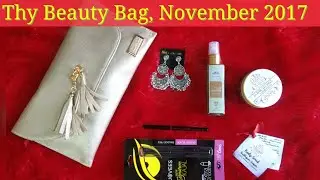 Thy Beauty bag Nov 2017 | Organic Makeup and Beauty | Unboxing and Review