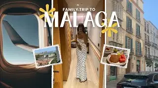 MALAGA FAMILY TRIP TRAVEL VLOG | GRWM, packing, outfits, good food & lots of real life