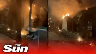 Tram set alight in Paris suburb by protests over fatal police shooting of 17-year-old