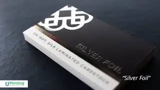 Premium Metallic Foil Stamped Business Cards in Copper, Silver, or Gold