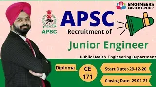 APSC  recruitment 2020||APSC JE recruitment 2020||APSC  recruitment 2021||APSC JE recruitment 2021