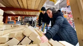 Home Depot trip + IKEA Delivery to prepare for coffee bar!!