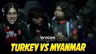 Team TURKEY vs Team MYANMAR - IESF WEC 2025 Mens MLBB