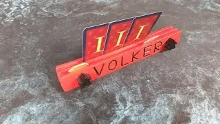 Kartenhalter selbst gemacht