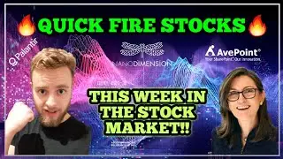 Quick 🔥 Stocks! APXT, PLTR, NNDM, CCIV, GNOG & More!! This Week In The Stock Market!