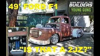1949 Ford F1 2JZ powered Sema YoungGuns