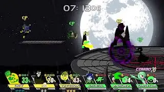 Super Smash Bros Crusade v0.9.5: Uigiy Team vs Krystal Team