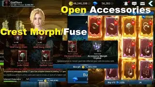 Darkness Rises Fuse/Morph Crests & Open Accessories