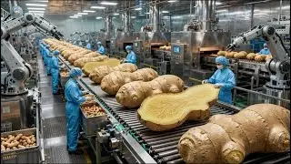Inside a Ginger Factory: From Farm Harvest to Final Product &ndash; The Complete Processing Line