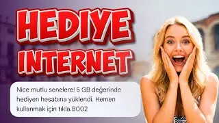T&Uuml;M HATLARDA GE&Ccedil;ERLİ HEDİYE 5 GB İNTERNET YILBAŞINA &Ouml;ZEL HEDİYE İNTERNET NASIL ALINIR HEDİYE İNTERNE