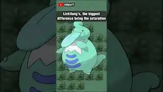 Inverting the Colors of Lickitung and Lickilicky || #shorts #pokemon #shinypokemon