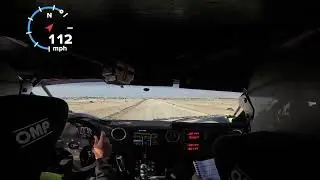 Hitting 196km/hr in a Dakar Century Racing CR6. #Rallyracing #Namibia #swakopmund