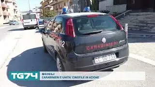 SCICLI - CARABINIERI E UNITA' CINOFILE IN AZIONE