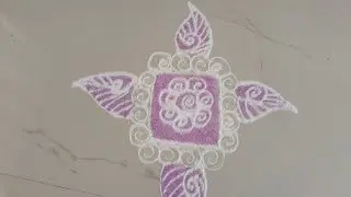 #artrangoli #easysimple butyful rangoli 😍 design ✨